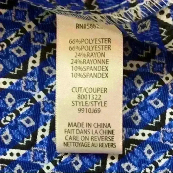 Max Studio pleated Printed Dress size Medium - Picture 4 of 7